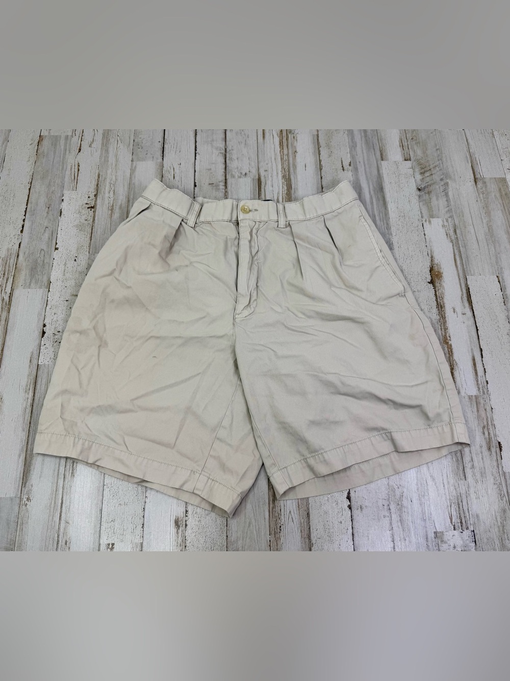 Vintage Y2K Polo Ralph Lauren Cotton Tyler Shorts Mens 32 Khaki 8”